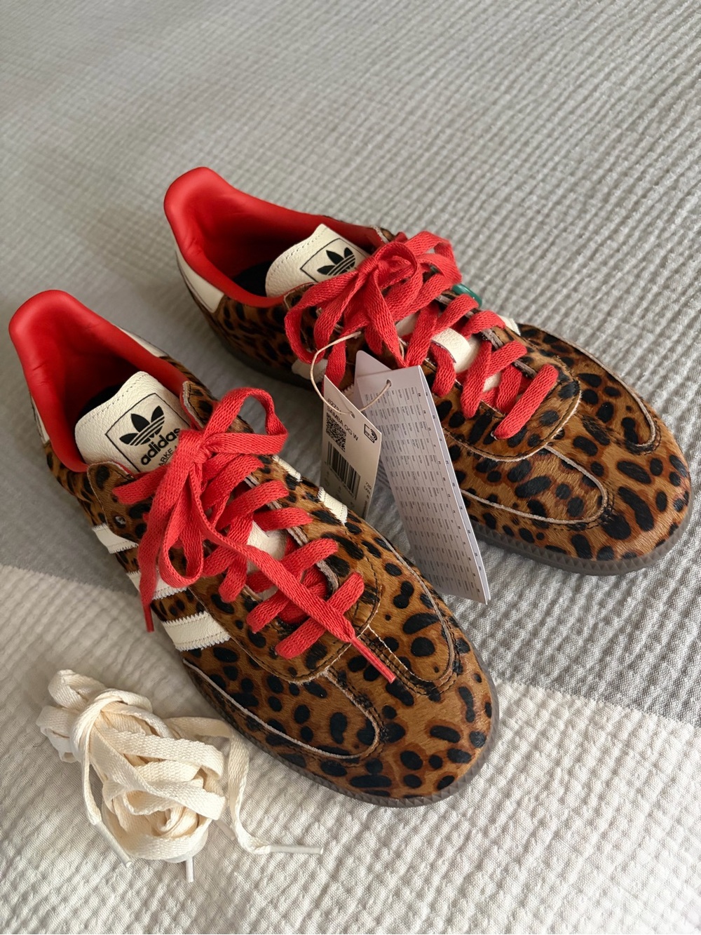 adidas women’s Leopard Print Sneakers